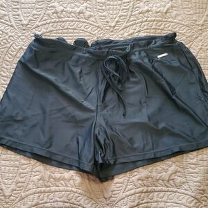 ZeroXposur Women's Black Athletic Swim Shorts